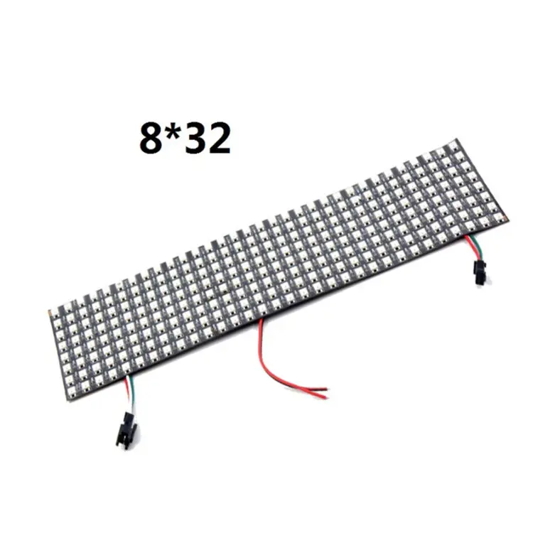 Panel LED WS2812B WS2812, matriz Digital Flexible, 16x16, 256 píxeles, direccionable individualmente, DC5V, 5050 RGB, Color de sueño completo