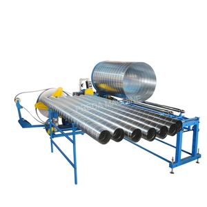 Spiral Duct Forming Machine Using Spiro Mold Heads with Better air Tightness and Tube Diameter Accuracy - Product Image 1