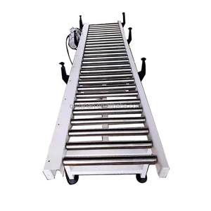 Dahan Sales Gravity Free Pvc Roller Portable Container Box Transportador de descarga de carga flexible - Product Image 2