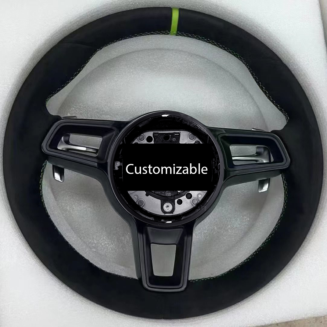 Alcantara steering wheel + Green Recycling Mark