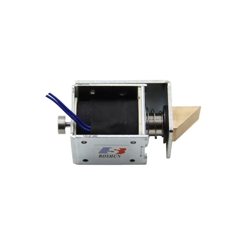 Cerradura de perno eléctrica BS-1240S-40, cierre solenoide electromagnético de acero y metal para puerta de armario de seguridad, DC12v/24V