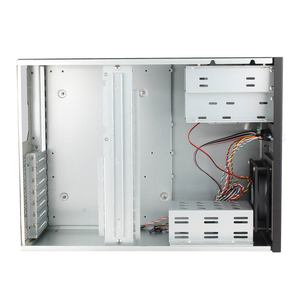Fabricante 7 ranuras Torre montada en la pared caja de la computadora Industrial IPC servidor chasis colgado Gabinete de la computadora