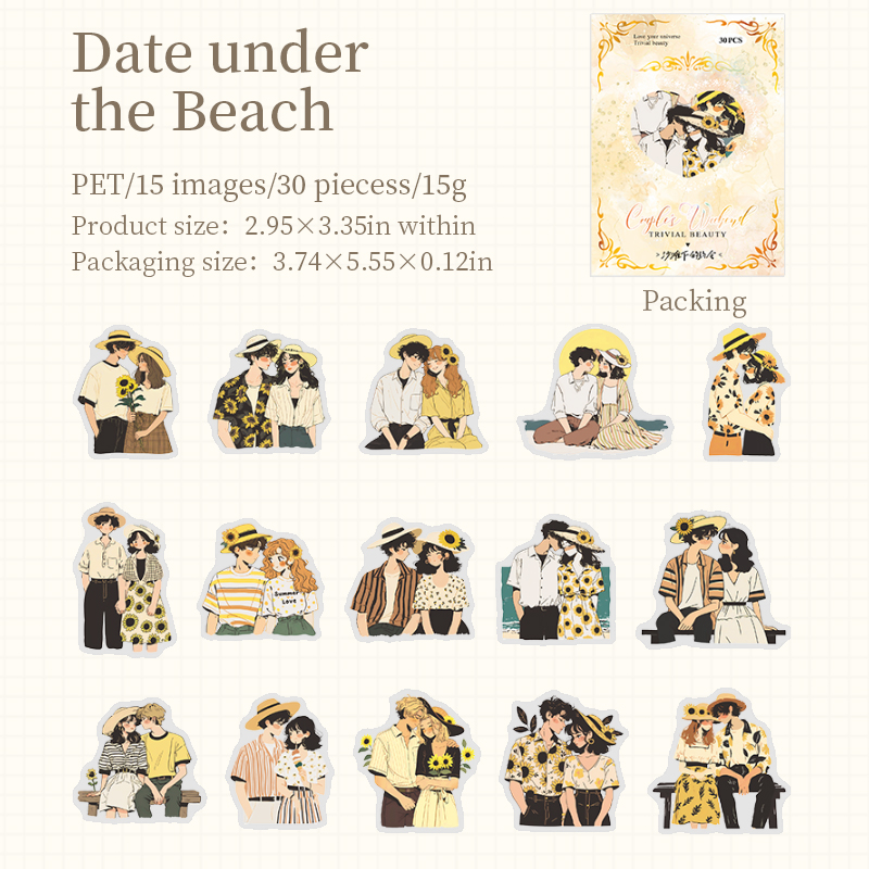 B A date under the beach
