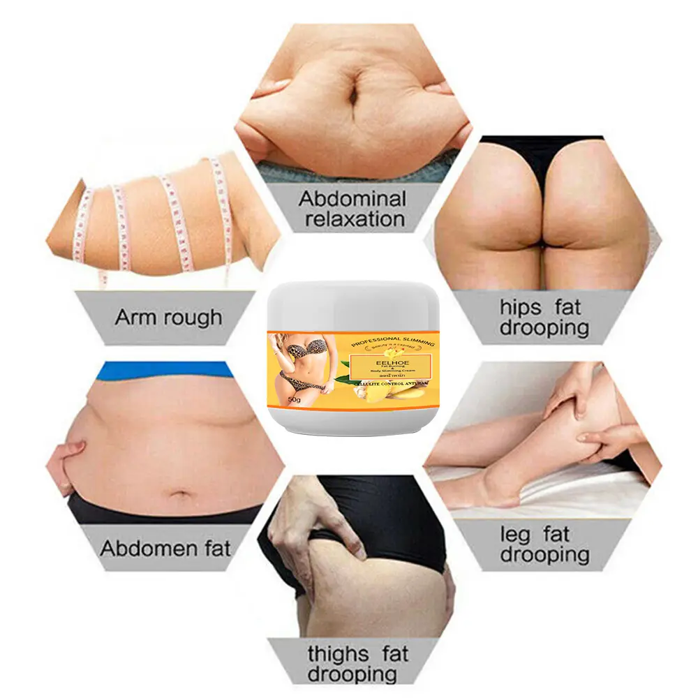 Safe Effective Fat Burning Slim Hot Gel Belly Tummy Waist Firming Body Shaping Weight Loss Anti Cellulite Belly Ginger Slimming