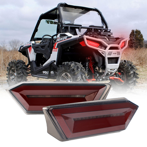אביזרי חלקי טרקטורונים/UTV 50W Led פנסים אחוריים בלם אחורי תאורה לפולאריס RZR XP 4 1000 טורבו UTV פנסי אחורי טרקטורונים