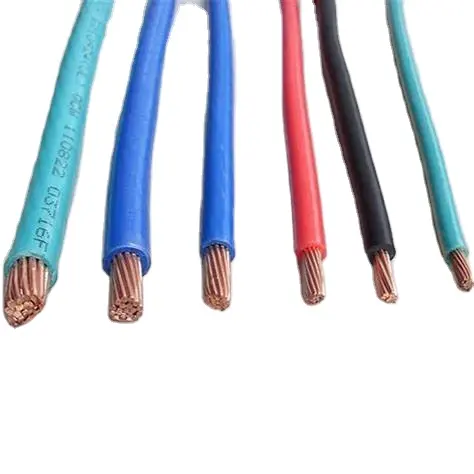 THWN THHN Kabel Draht größe AWG 4 6 8 10 12 14 Litzen Kupfer Nylon Elektrischer Nylon draht Gebäude kabel