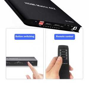 8K 60Hz 4K 120Hz Video Audio 4x2 HDMI Matrix 4 In 2 Out HDMI 2.1 Matrix HDMI Switch Splitter mit Controller
