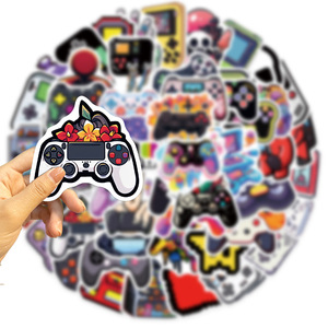 ゲーマーギフトゲームパッドステッカー用の新しく50個のクールなファッショナブルなハンドヘルドゲームコンソールデカール