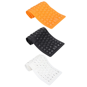 Mini teclado USB Flexible de silicona de 85 teclas portátil de fábrica tipo A, teclado enrollable plegable con cable para juegos, tableta de trabajo - Product Image 3