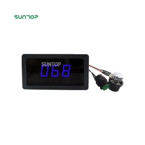 6V 12V 24V Display digitale LED DC Motor Speed Controller PWM interruttore di controllo della velocità continuo Driver HHO-nero CCM5D - Product Image 1
