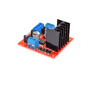 โมดูลควบคุมความเร็วมอเตอร์ <span class=keywords><strong>DC</strong></span> แบบบริดจ์สเต็ปเปอร์มอเตอร์แบบ OKY3195 L298N - Product Image 1