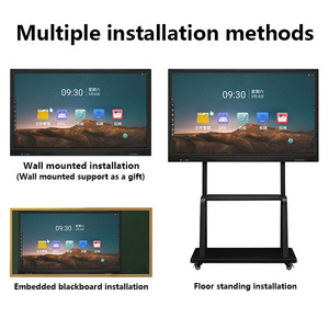 65/75/86/98/100 inch màn hình cảm ứng đa điểm tương tác Màn hình LCD phòng hội nghị bảng trắng thông minh tương tác - Product Image 5