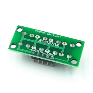 Kit fai da te 1x4 4 tasto indipendente tastiera tastiera modulo Mcu per Arduino studente Design progetto di laurea esperimento - Product Image 4