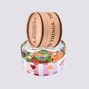 コーヒーとチョコレートのリサイクルされた丸いチューブの紙箱のためのカスタムシリンダー紙管包装箱キャンディースナックボックス - Product Image 5