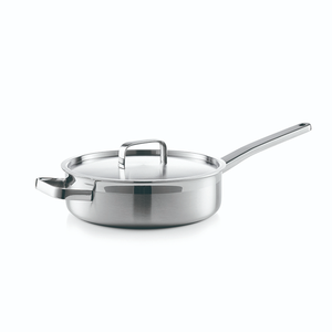 Chảo Chống Dính Đa Năng Chảo Rán Sâu Chảo Rán Sâu Đáy Bằng Thép Không Gỉ Mạ Ba Lớp Chảo Xào Có Nắp Đậy - Product Image 6