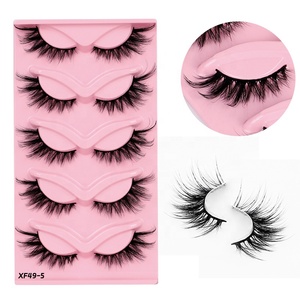 הסיטונאי <span class=keywords><strong>fox</strong></span> הזין faux mink lespy faufy mink lash ריסים מלאכותיים מראה טבעי