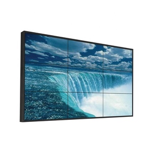 3X3 2X2 55 Inch 4K Original BOE Advertising <strong>LCD</strong> Video Wall Panel 0.88mm 1.8mm Bezel With <strong>Controller</strong> Splicing Screen - Product Image 1