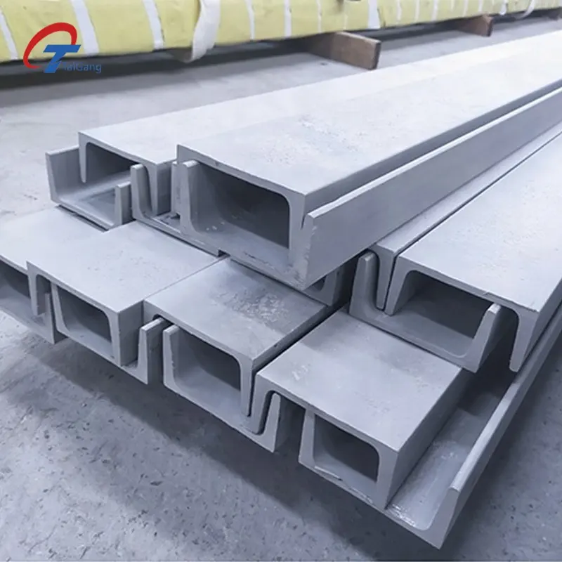 Wholesale Price C Type Steel 201 304 316 316L 5m Stainless Steel U Channel For Building Structures