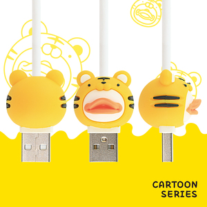 SD-238สายดาต้าชาร์จเร็วรูปการ์ตูนน่ารัก3A USB 60W 1ม. ไปยัง Type C สายเคเบิลข้อมูลไมโครไลท์สำหรับ Apple 6 7X13 14 15 16 - Product Image 2