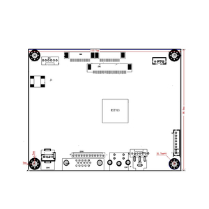 Innolux LCD-Display RGB TTL 50-polige 60-polige FPC-Universal-LCD-Treiber-Controller-Karte mit VGA AV TCON - Product Image 5