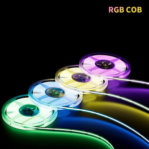 RGBIC Dreamcolor Flex COB Stripe tira luces Adressable programmabile 12V 24V digitale RGB IC Led striscia di luce per parete soffitto - Product Image 3