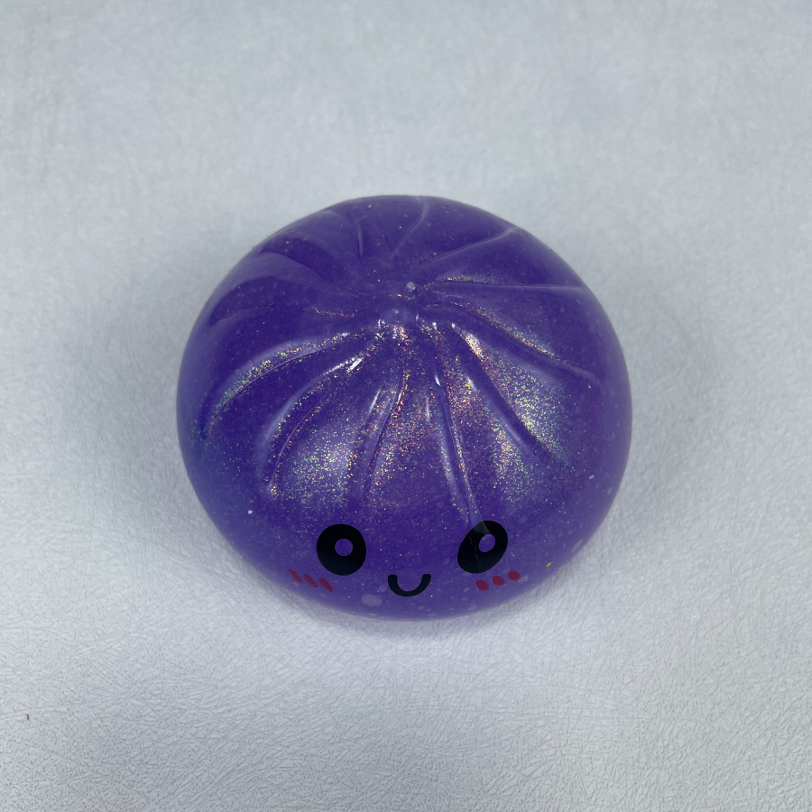 3 bolsas moradas de taro, sin etiqueta.
