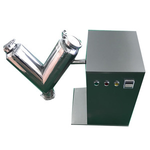 Paslanmaz çelik laboratuvar V mikser kuru toz un baharat baharat Protein tozu karıştırma makinesi Lab Mini küçük V Blender mikser - Product Image 2