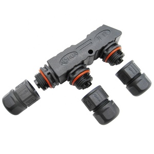 AOHUA 1 entrada 4 tomas de salida F Divisor de cable Conectores eléctricos impermeables para luces - Product Image 5