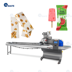 Hydraulic for Flow Wrap System Automatic Film Feeding Sealing Function Compression-Type Pillow <strong>Machine</strong> for Bagged Bread Salad - Product Image 1