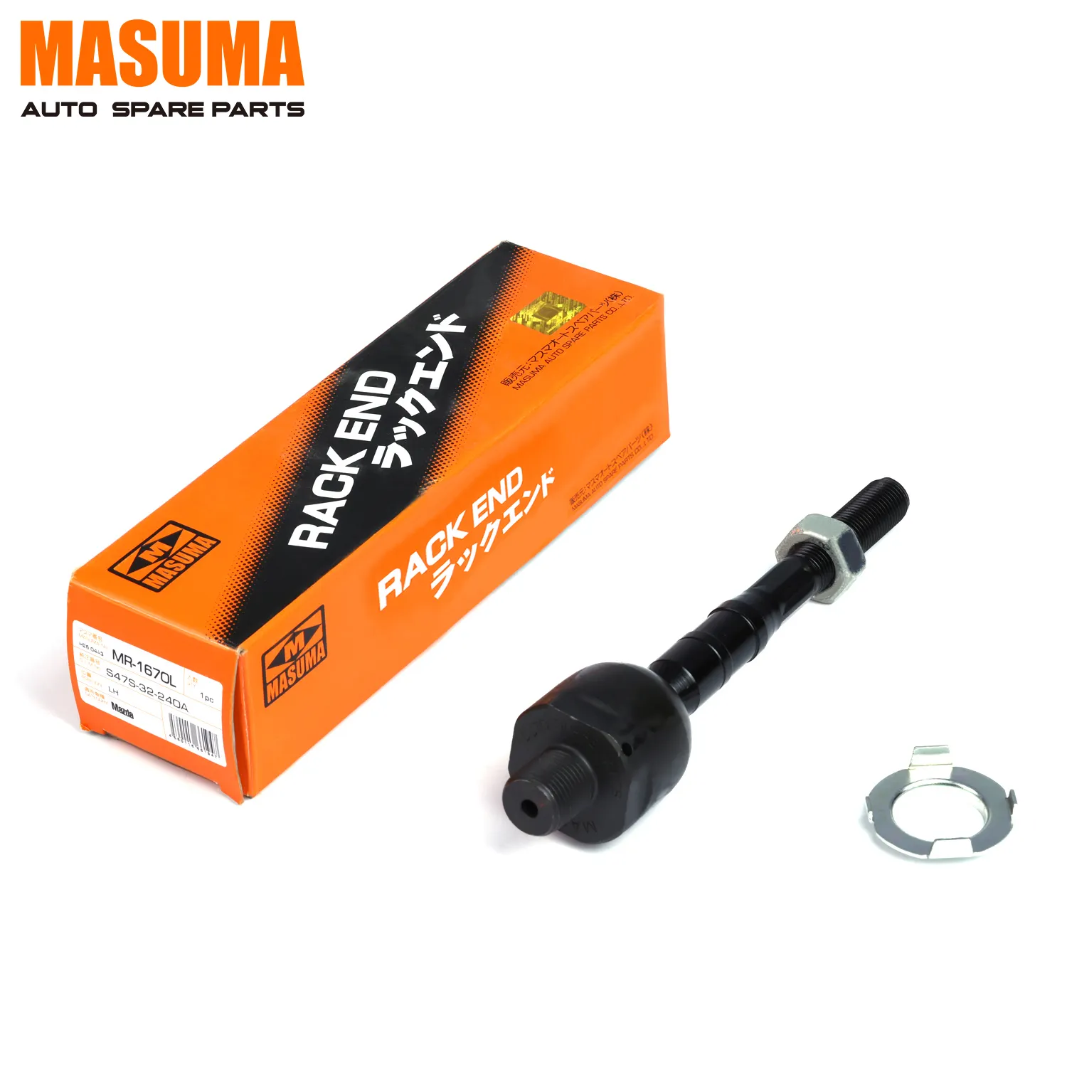 MR-1670L MASUMA Auto Steering System suspension inner rack end 48521-HA201 S47S-32-240A for MAZDA BONGO BRAWNY