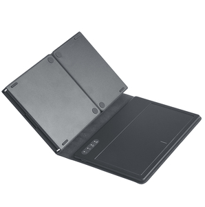 Folding <strong>Keyboard</strong> With Touchpad Mice Smart Connect Ios Android Wins for Ipad Mac Bt <strong>Wireless</strong> <strong>Keyboards</strong> Leather Case Mini Keypad - Product Image 5
