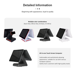Escritorio Pos ordenador caja registradora pantalla táctil todo en uno sistema Pos máquina Terminal con escáner/impresora/cajón - Product Image 3