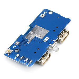 YXW 3.7V至5V 2A升压模块双USB充电电路板，用于18650锂电池移动电源主板DIY - Product Image 4