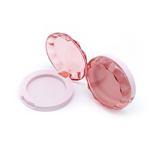 Red Round <strong>Compact</strong> Powder <strong>Make</strong> up case Wholesale Empty <strong>Compact</strong> Powder case for Cosmetic - Product Image 1