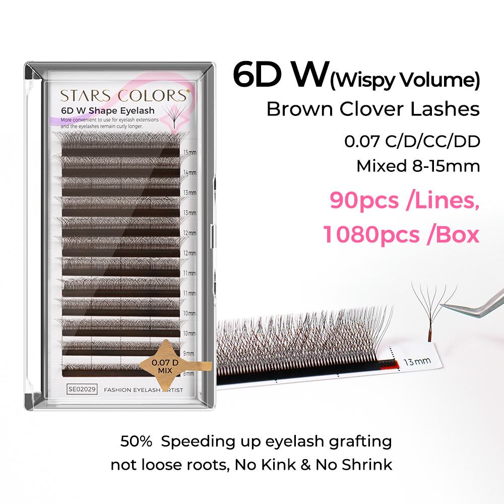 Ventilateurs larges marron 6D W