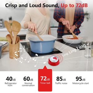 Цифровой кухонный таймер с магнитным основанием, 60 минут - Product Image 5