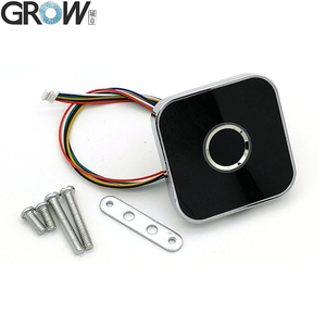 GROW R502-AW DC3.3V Ring LED custodia in lega di zinco modulo di impronte digitali sensore controllo accessi Arduino