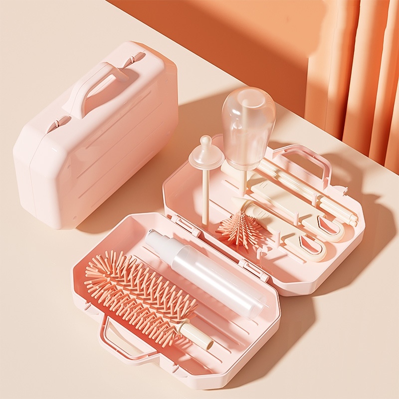 Caja de color rosa