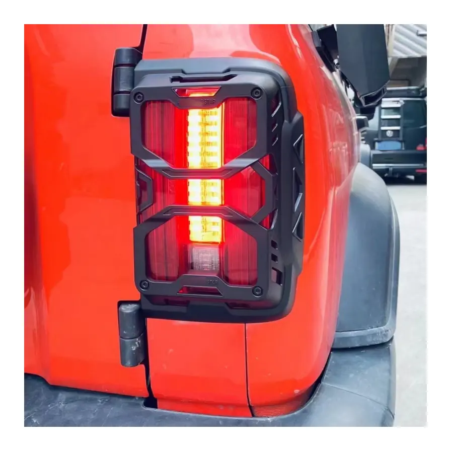 PLUSBEAM Newest Square Shape Black Car Tail Lamp Cover Light Guard Accessories For Tank 300