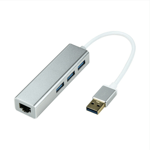 USB3.0 to Gigabit <strong>Network</strong> Card <strong>Adapter</strong> with 3-Port HUB Expansion RJ45 Cable <strong>Adapter</strong> 1000M Plug Play USB C SD Interface in Stock! - Product Image 1