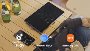 Kwumsy Extensor de Pantalla de Ordenador Portátil, 12 ''1080P FHD Monitor de Ordenador Portátil USB C Pantalla Externa para Teléfono Mac