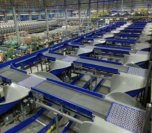 Selezionatrice automatica ad alta efficienza selezionatrice di ruote personalizzata per lo smistamento di pacchi - Product Image 1