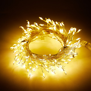 Özelleştirmek 8 modları su geçirmez pille çalışan Led firewedding peri işık küme işıklar düğün festivali Wedding için - Product Image 1