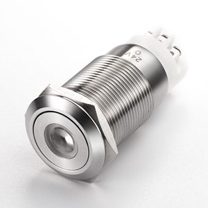 LED-drukknop 16mm 19mm 22mm 30mm montagegat metaal kunststof kop momentane drukknop - Product Image 2