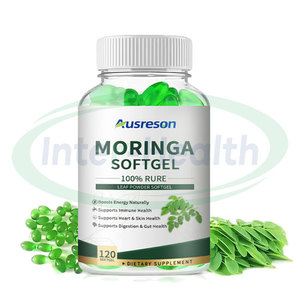 Аусресон, товары для здоровья, Моринга, софтгель, Лучший органический экстракт листьев Моринги, Моринга, софтгели в капсулах - Product Image 2