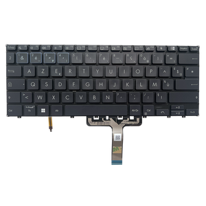 FR French Backlit Laptop <strong>Keyboard</strong> for ASUS ExpertBook B5 B5402 B5402EA B5402FBA B5402C <strong>Replacement</strong> <strong>Keyboards</strong> Navy Blue <strong>Keys</strong> - Product Image 1