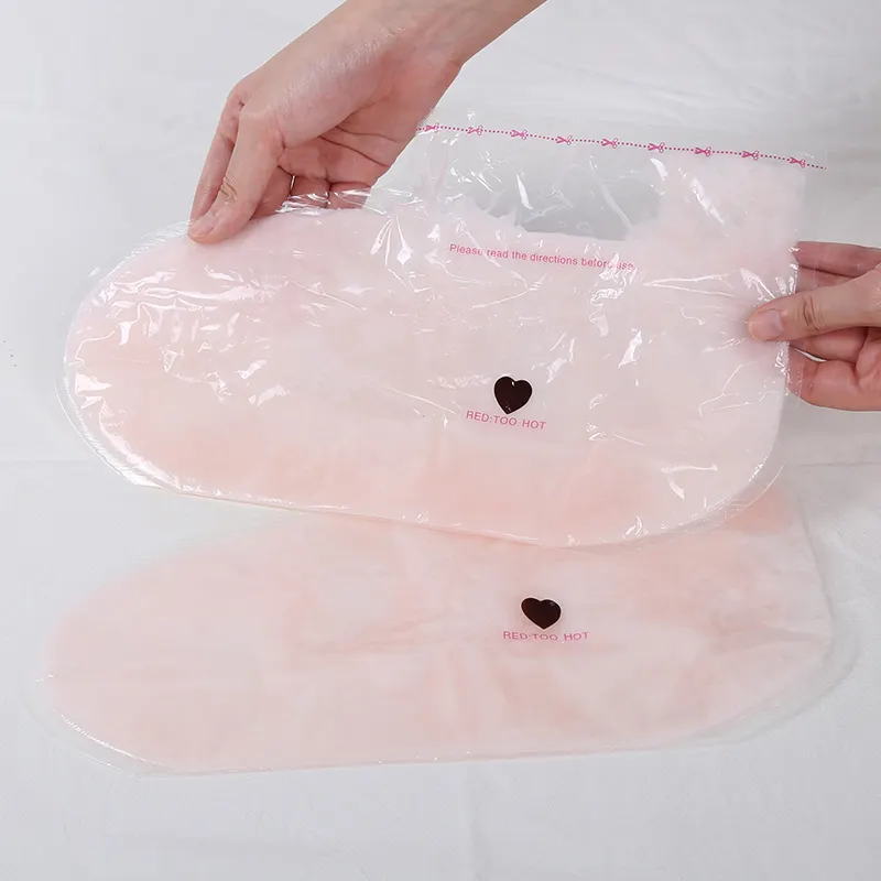 Calcetín desechable transparente para pies, producto hidratante, cera de parafina para lactancia, gran oferta