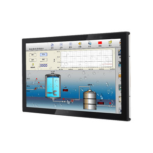23.8 pollici incorporato sottile piatto HD LCD Monitor con 10 punti capacitivo ScreenTouch VGA/USB PCAP Touch Monitor nuovo prodotto - Product Image 2