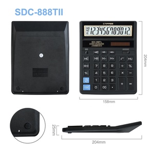 OEM CTFREE SDC-888 multifunzione Display LCD portatile calcolatrice Desktop funzione ufficio commerciale batteria inclusa calcolatrice - Product Image 2