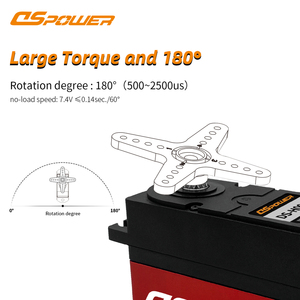 DSpower 70KG yüksek hızlı voltaj Metal dişliler su geçirmez çekirdeksiz dijital Servo için 1/5 RC araba paletli Robot TRX eksenel Redcat - Product Image 2